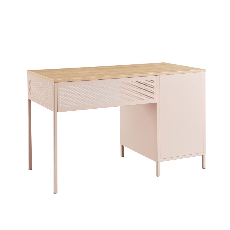 Bureau PANTONEmétal rose blush 120cm