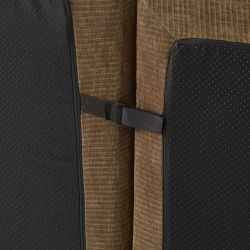 Chauffeuse JANIS modulable 1 place velours marron