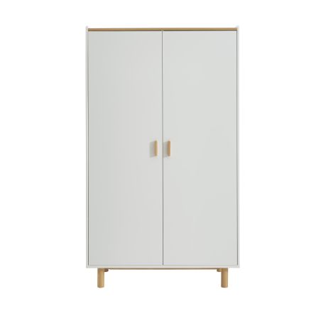 Armoire enfant AURA blanc 2 portes