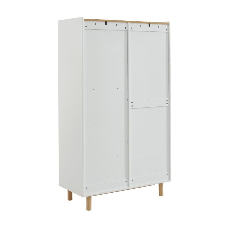 Armoire enfant AURA blanc 2 portes