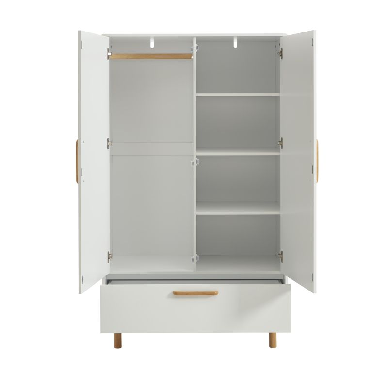 Armoire enfant ROME blanc 2 portes