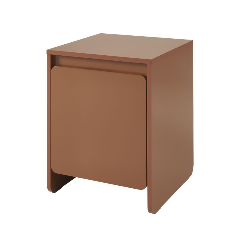 Table de chevet AKKA marron chocolat