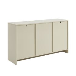 Buffet AKKA 3 portes beige 140 cm