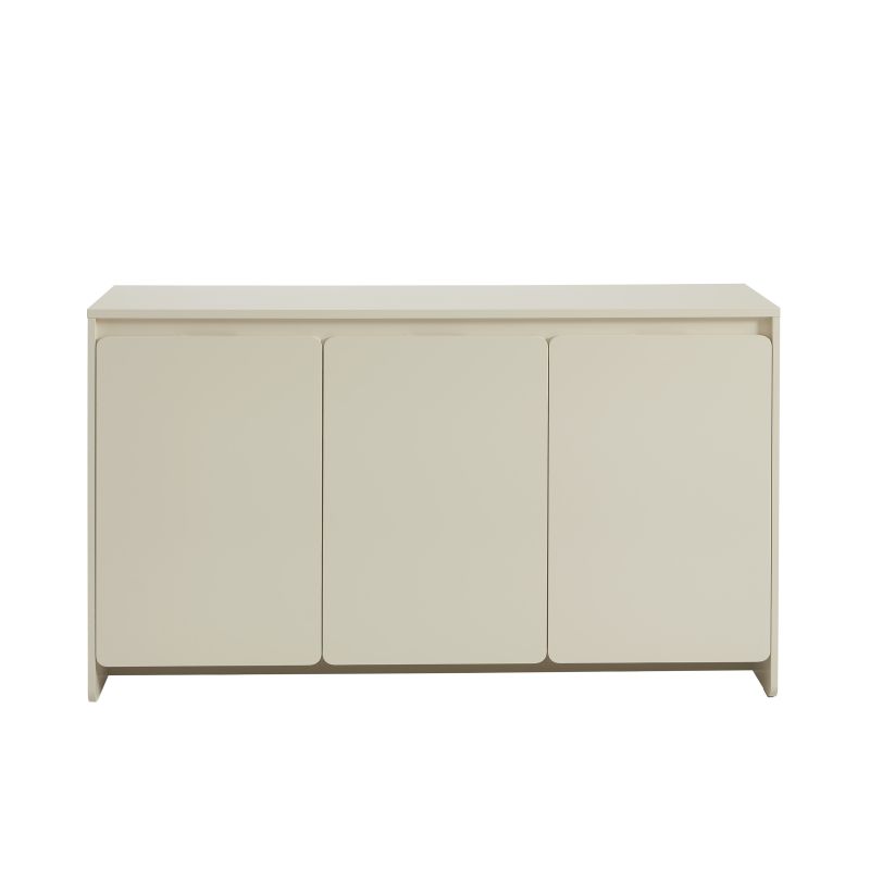 Buffet AKKA 3 portes beige 140 cm