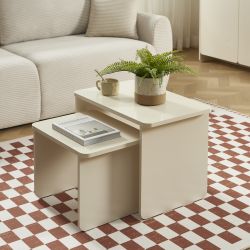 Tables basses gigognes AKKA beige