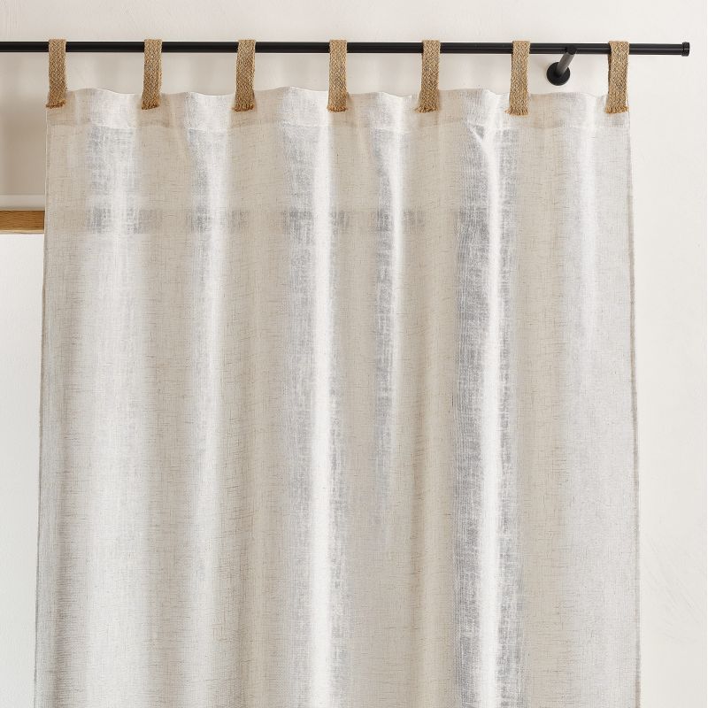 Rideau DONI polylin blanc 140x260cm