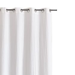 Rideau VISTA gaze de coton blanc 130x240cm