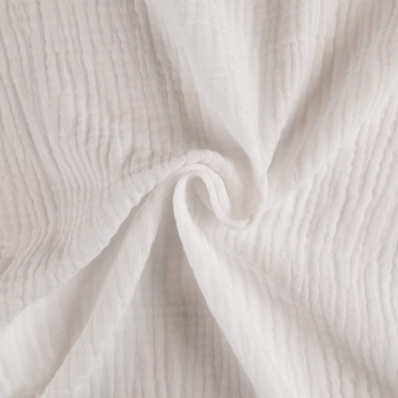 Rideau VISTA gaze de coton blanc 130x240cm