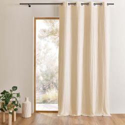 Rideau VISTA gaze de coton Naturel 130x240cm