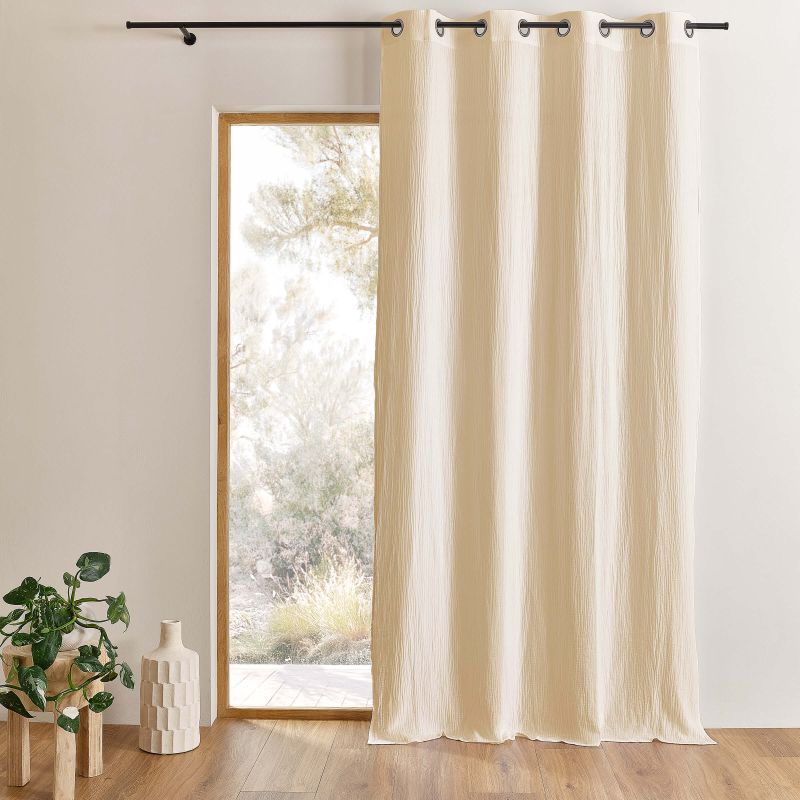 Rideau VISTA gaze de coton Naturel 130x240cm