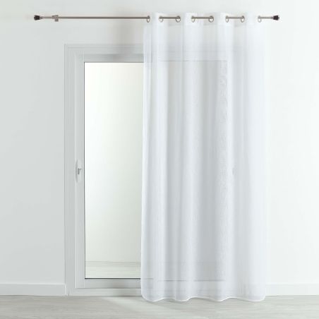 Voilage CIGAL polyester blanc 140x240cm
