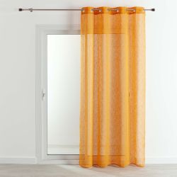 Voilage CIGAL polyester ocre 140x240cm