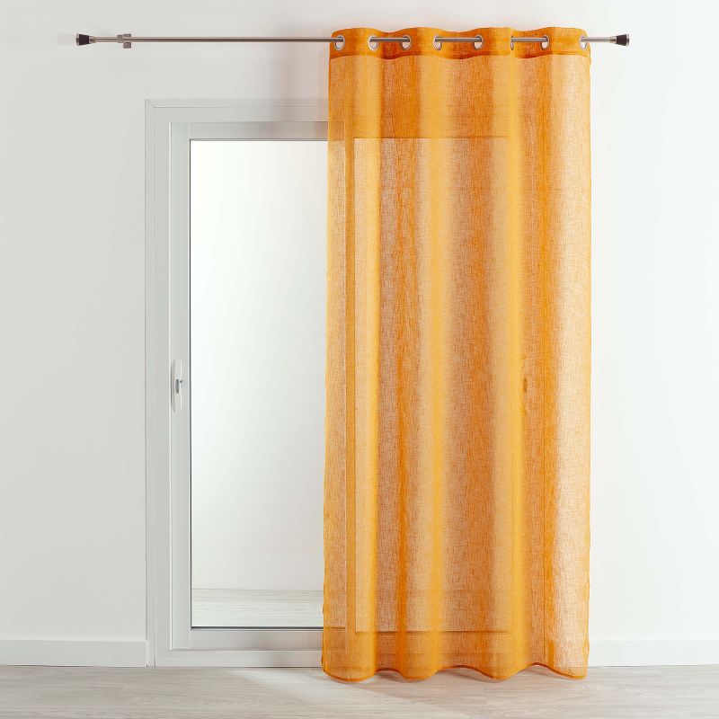 Voilage CIGAL polyester ocre 140x240cm