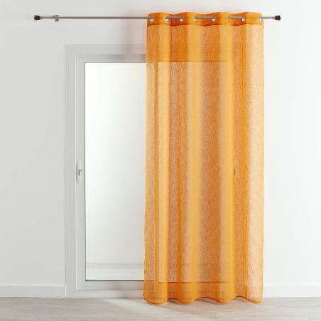Voilage CIGAL polyester ocre 140x240cm