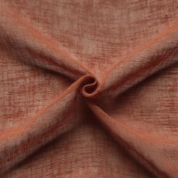 Voilage CIGAL polyester terracotta 140x240cm