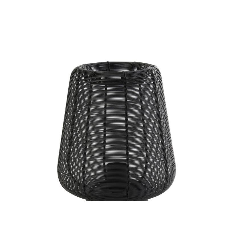 Lampe de table JEFE noir mat Ø22x26 cm