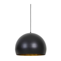 Suspension LAJI noir mat et or Ø56x40 cm