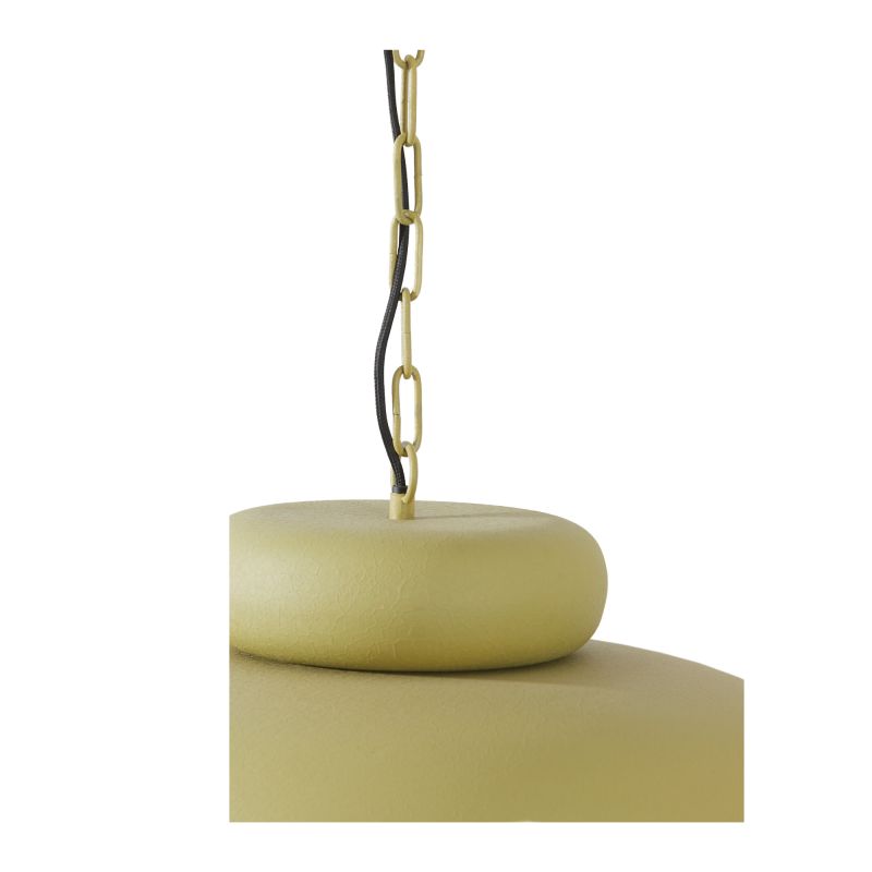 Suspension TOFF vert olive mat Ø46x30 cm