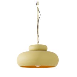 Suspension TOFF vert olive mat Ø46x30 cm