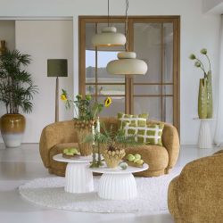 Suspension TOFF vert olive mat Ø46x30 cm