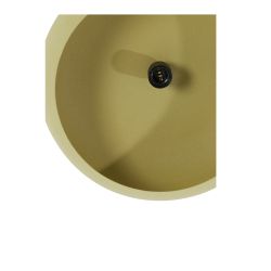 Suspension TOFF vert olive mat Ø39x20 cm