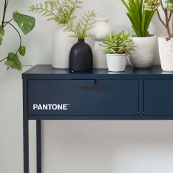 Console PANTONEmétal bleu nuit100cm