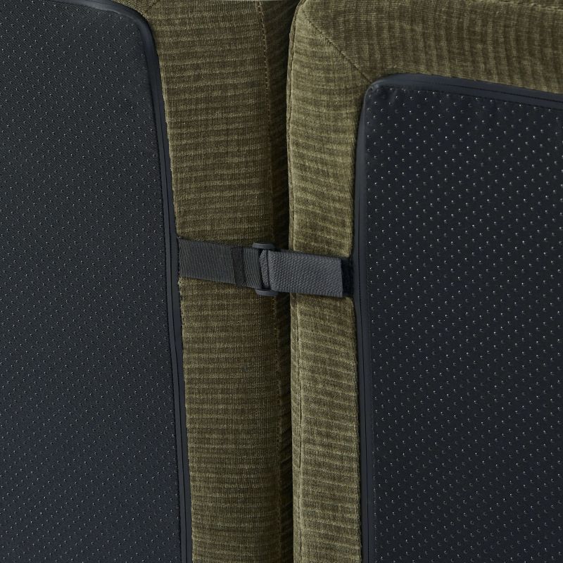 Chauffeuse JANIS modulable 1 place velours vert