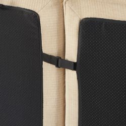 Banquette JANIS modulable 2 places velours beige