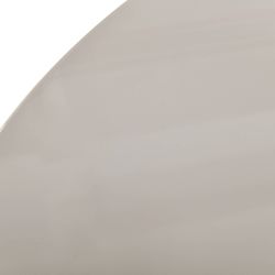 Table de séjour ronde NORI laquée brillante beige 120cm