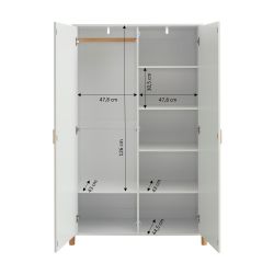 Armoire enfant ILIO blanc 2 portes