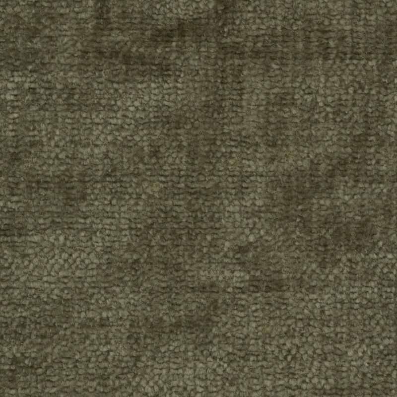 Canapé d'angle gauche convertible CARLOTTA 4 places tissu chenille vert kaki