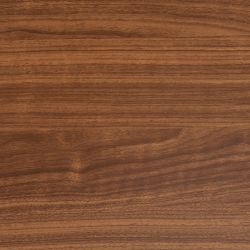 Table à manger ronde VASSI effet noyer 100cm