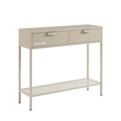 Console PANTONE métal taupe 100cm
