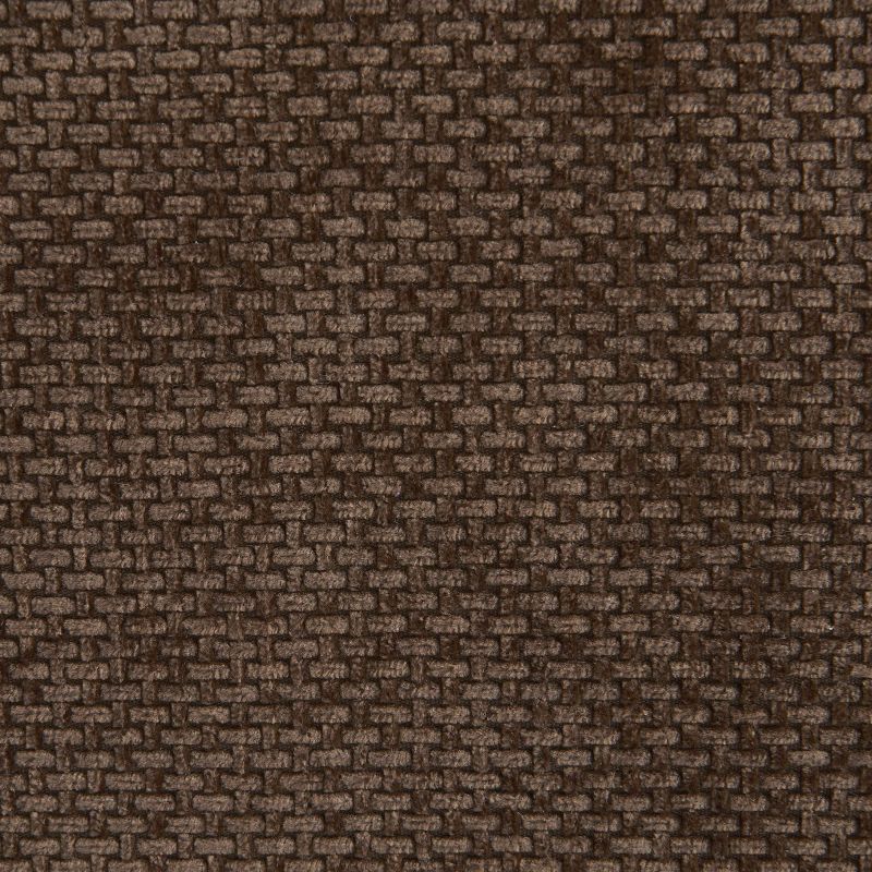Ensemble banquette et chauffeuse JANIS modulable 3 places velours marron