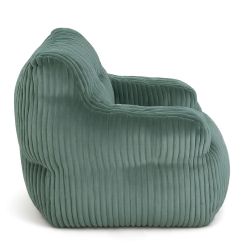 Pouf LUFFY velours côtelé vert