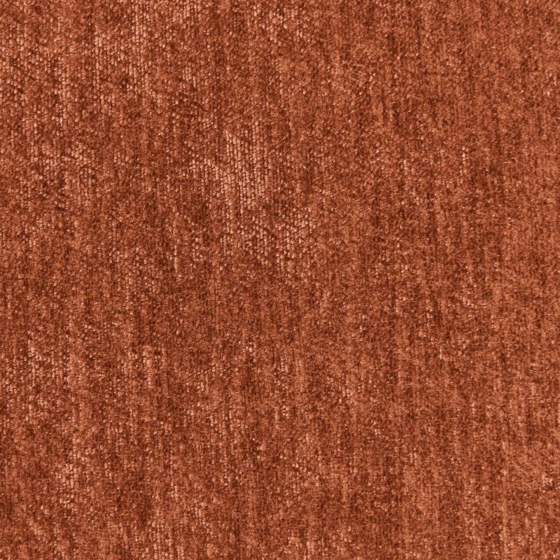 Canapé droit convertible LIVIO 3 places tissu terracotta