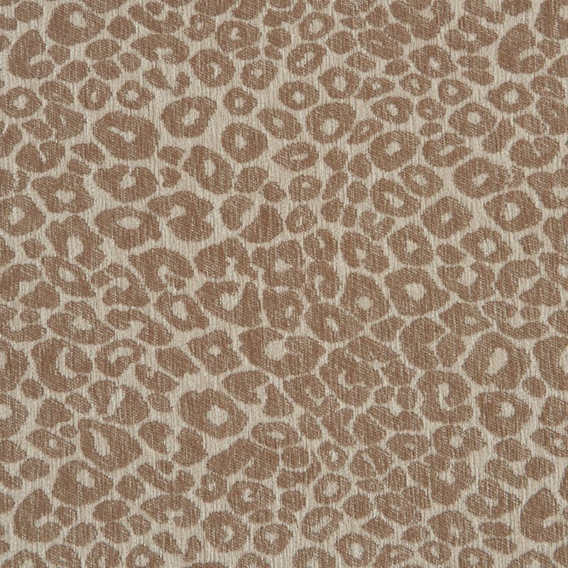 Tête de lit LOUISON tissu jacquard léopard beige 160cm