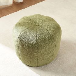 Pouf ASSA tissu kaki