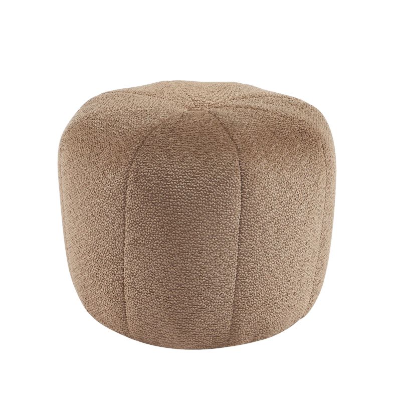Pouf ASSA tissu marron