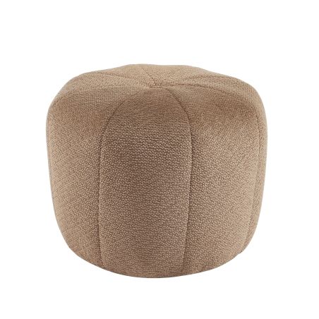 Pouf ASSA tissu marron