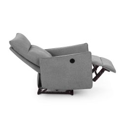 Fauteuil relax électrique MINOS 1 place tissu chenille gris