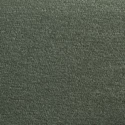 Lot de 6 chaises CASSIE tissu chenille vert et pieds métal noir