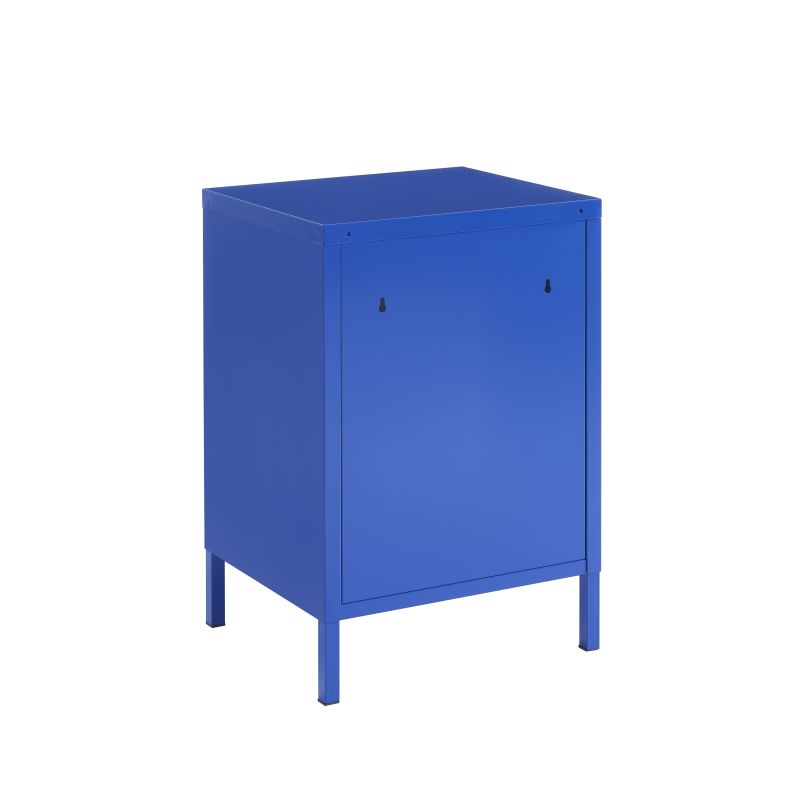 Table de chevet PANTONE métal bleu électrique