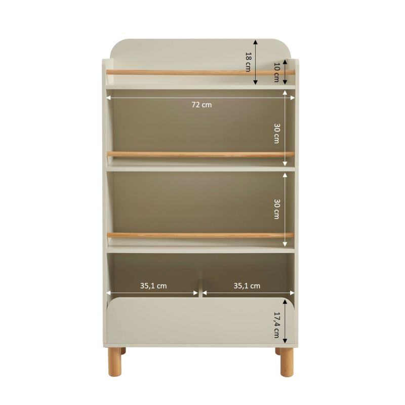 Bibliothèque enfant JANA beige