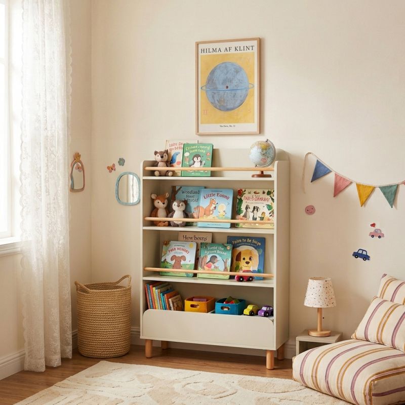 Bibliothèque enfant JANA beige