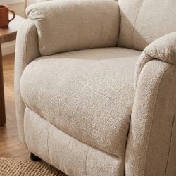 Fauteuil relax électrique PROCYON 1 place tissu beige