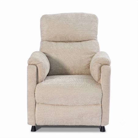 Fauteuil relax électrique PROCYON 1 place tissu beige