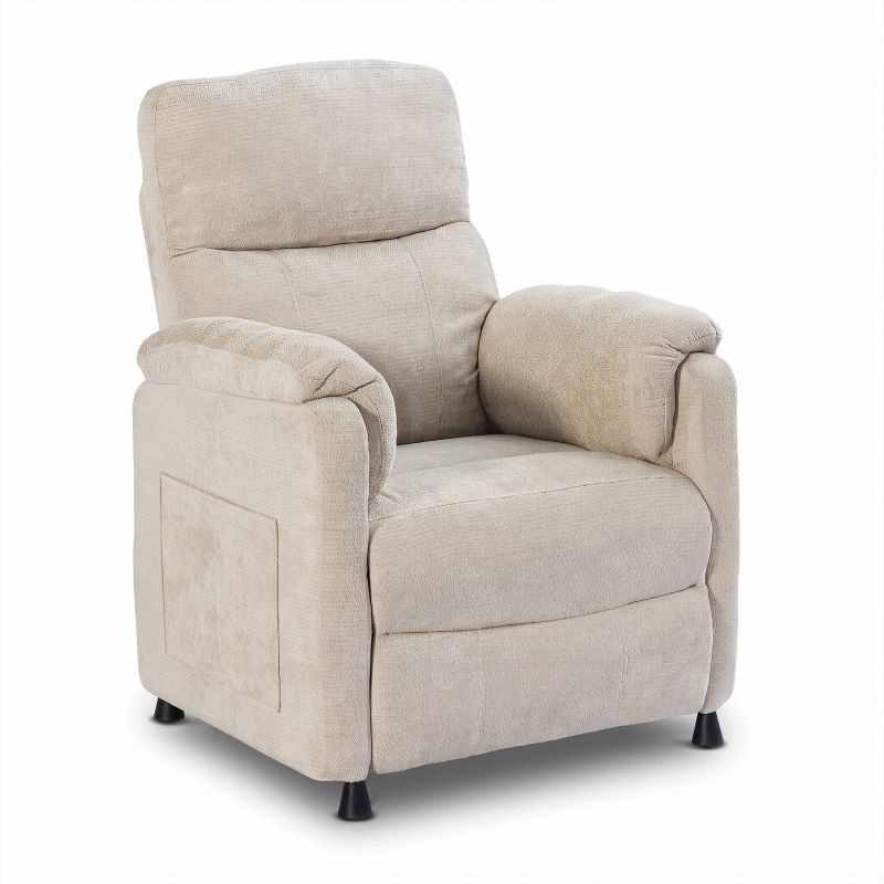 Fauteuil relax électrique PROCYON 1 place tissu beige