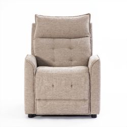 Fauteuil relax massant électrique EUPHOR 1 place tissu taupe