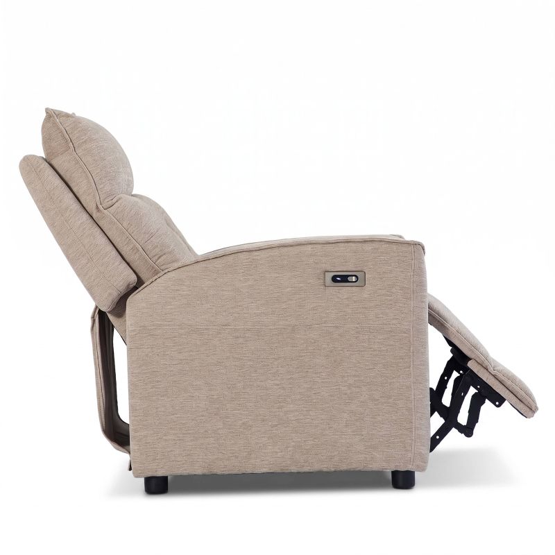 Fauteuil relax massant électrique EUPHOR 1 place tissu taupe